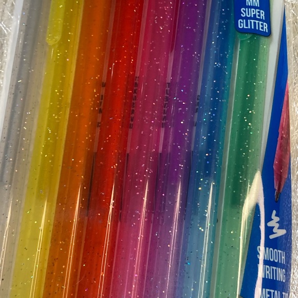 NRFP 🦄 New Bundle Set Unicorn Pen Pencil Craft Box / Set of 8 Glitter Gel Pens - Picture 7 of 7